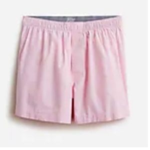 J. CREW PATTERNED BOXERS ORCHID PINK 100% COTTON